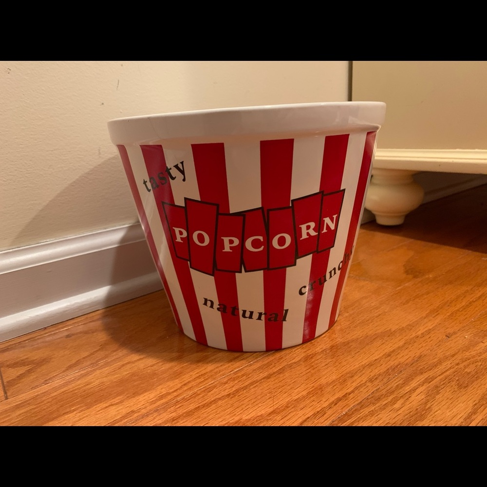 ceramic popcorn bowl